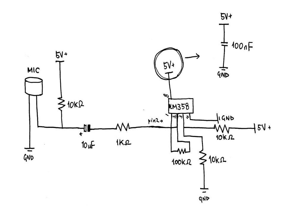 Illustrated diagram of circuits for the high five rings